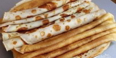 блины творожные