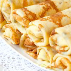 Блины с творогом