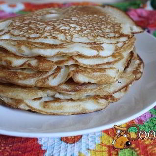 Деревенские блины на кефире