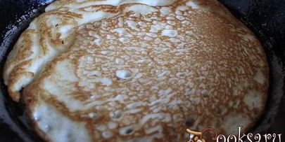 деревенские блины на кефире