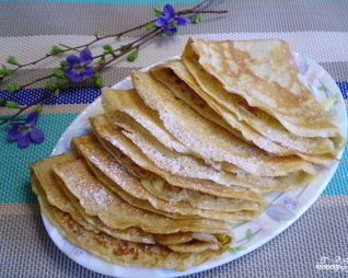 Диетические блинчики без муки