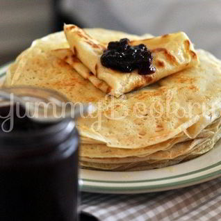 Дрожжевые блины на воде