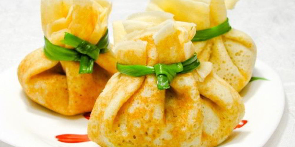 Рецепт фаршированные блинчики мешочки