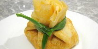 фаршированные блинчики мешочки