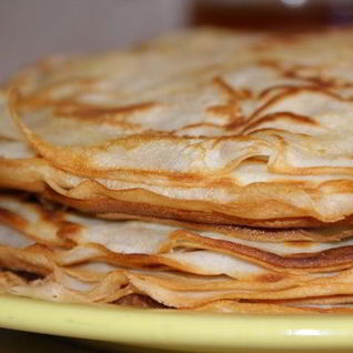 Классические блины на молоке