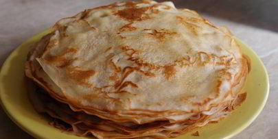 классические блины на молоке