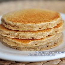 Рецепт Овсяно-банановые блинчики