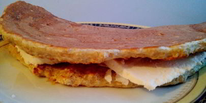 овсяноблин с адыгейским сыром