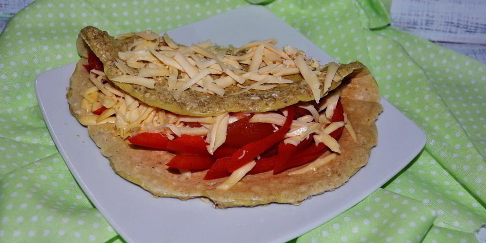 Рецепт овсяноблин с сыром и овощами