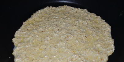 овсяноблин с сыром и овощами