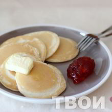 Рецепт Панкейки с рисовой мукой