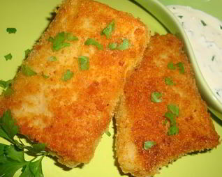 Пивные блинчики с мясной начинкой в кляре