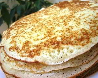 Постные блины из гречневой муки