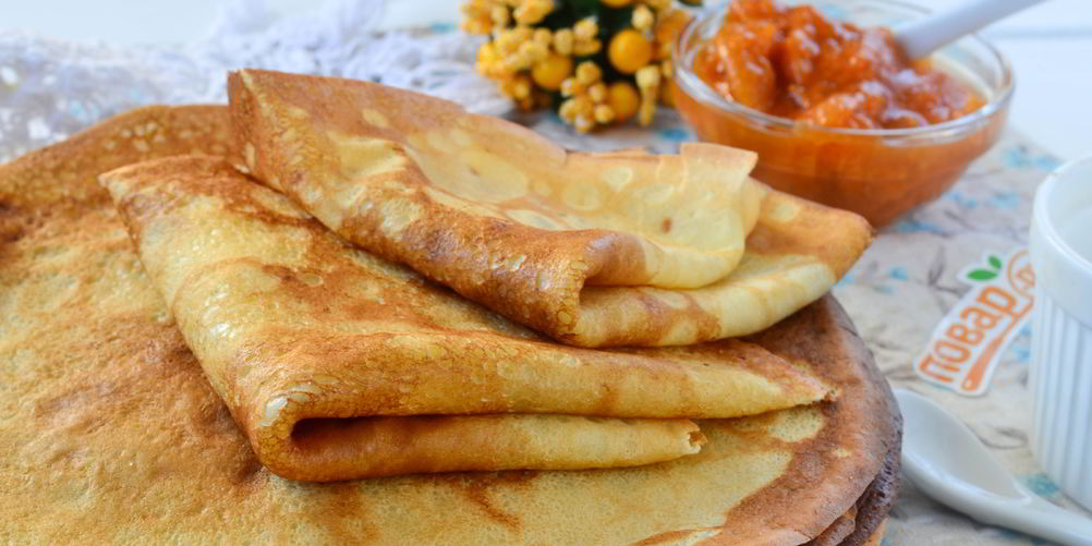 Рецепт простые блины на молоке