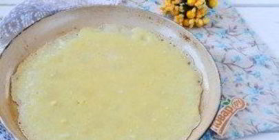 простые блины на молоке