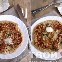 Рецепт Ржаные блины с припеком