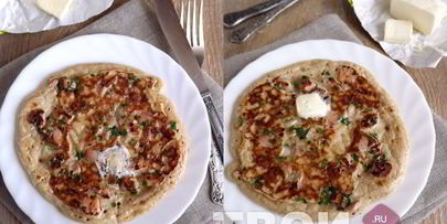 ржаные блины с припеком