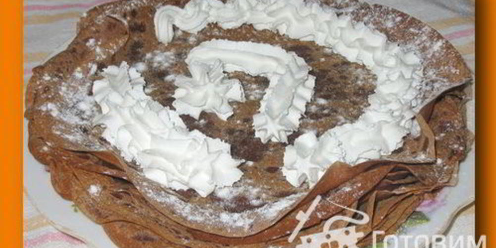 Рецепт шоколадных блинов ны пиве