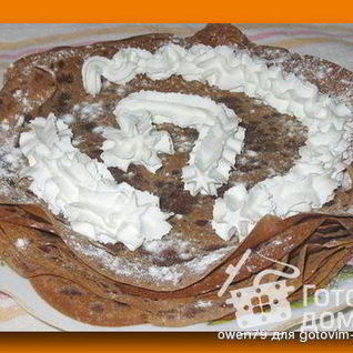 Шоколадные блины на пиве