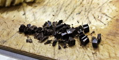 шоколадные блины с бананом