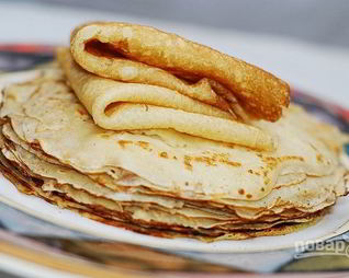 Тоненькие блинчики на молоке с яйцами