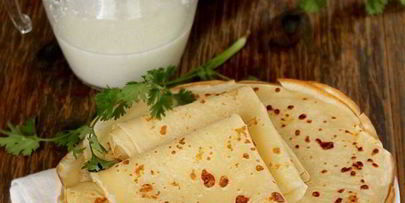 тонкие блины на кислом молоке