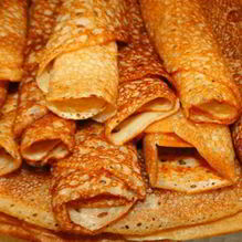 Рецепт Тонкие блины на сыворотке