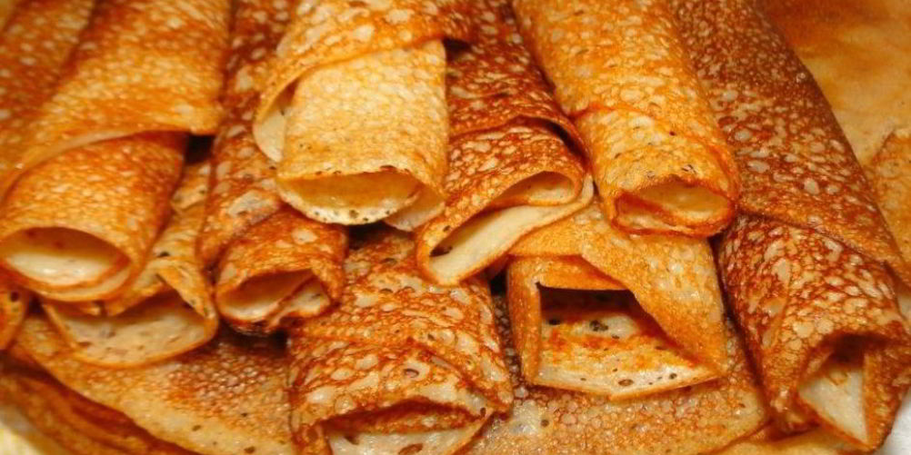 Рецепт тонкие блины на сыворотке