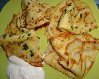 Тонкие картофельные блинчики