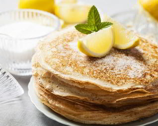 Творожно-лимонные блинчики