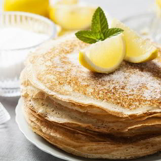 Творожно-лимонные блинчики