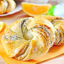 Рецепт Апельсиновые булочки с маком