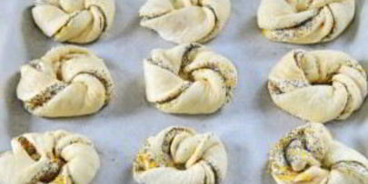 апельсиновые булочки с маком