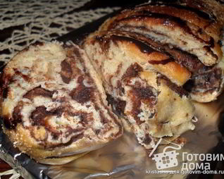 Булочки Brioche filled with chocolate ganache