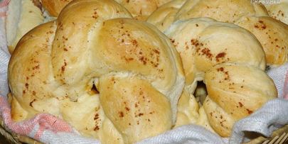 булочки из комбинированного дрожжевого теста