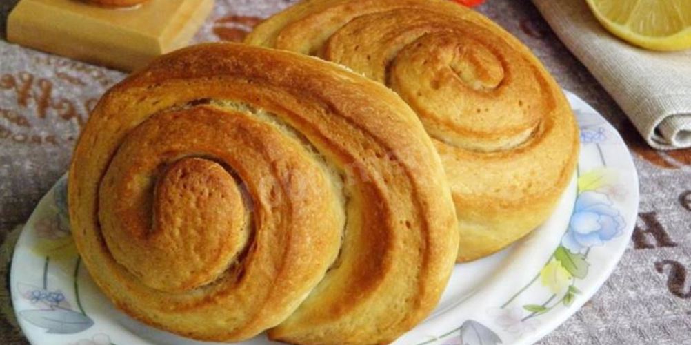 Рецепт булочки из сдобного теста с сахаром