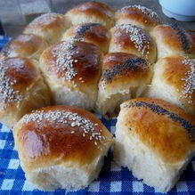 Рецепт Булочки из волшебного теста с сыром