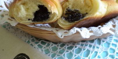 булочки с карамелизированным маком