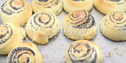 булочки с маком