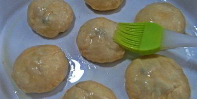 булочки с начинкой на творожном тесте