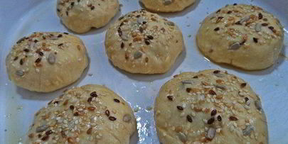 булочки с начинкой на творожном тесте