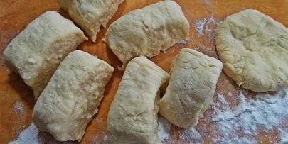 булочки с начинкой на творожном тесте