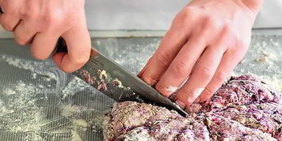 булочки с овсянкой, медом и ягодами