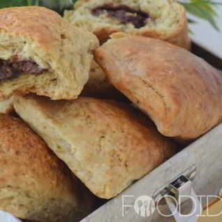 Булочки с шоколадом