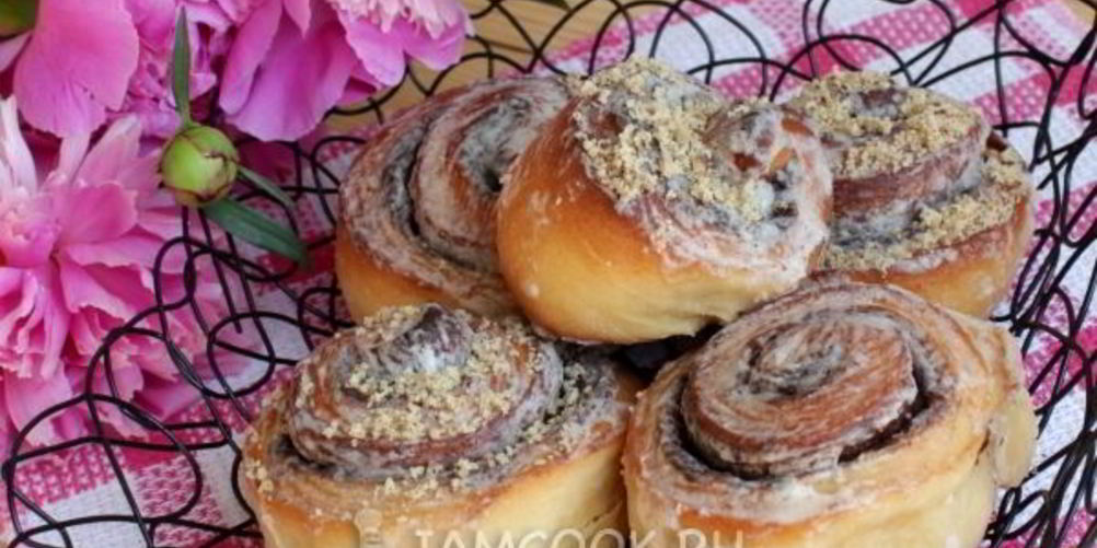 Рецепт булочки синабон с шоколадом