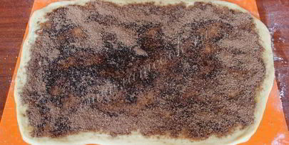 булочки синабон с шоколадом