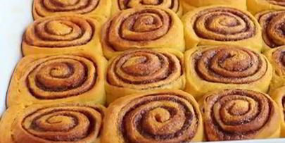 булочки синабон с тыквой