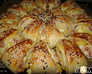 Булочки со вкусом пицы