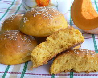 Булочки тыквенно-творожные