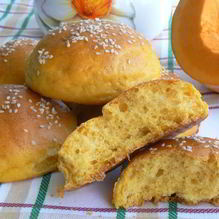 Рецепт Булочки тыквенно-творожные